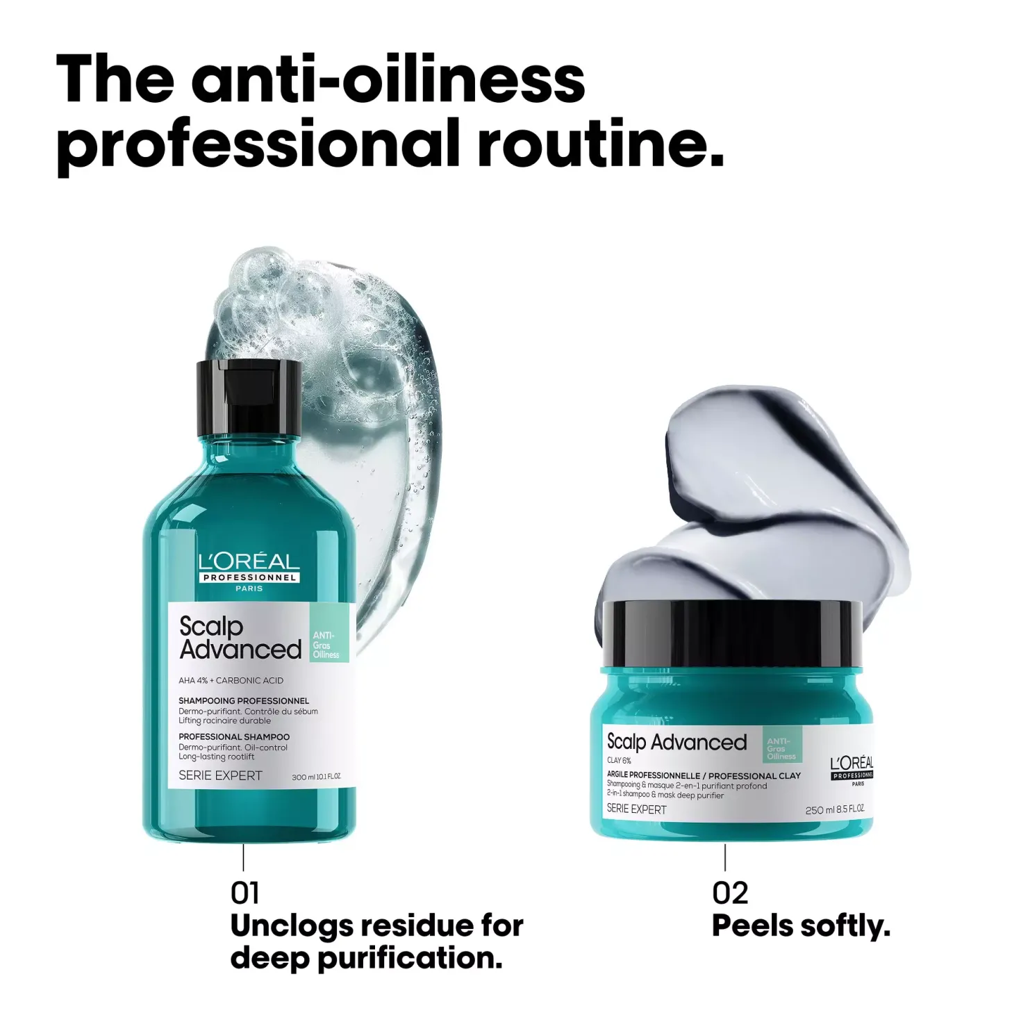 L'Oréal ProfessionnelScalp Advanced Professional Shampoo For Oily Scalp 300 ml
