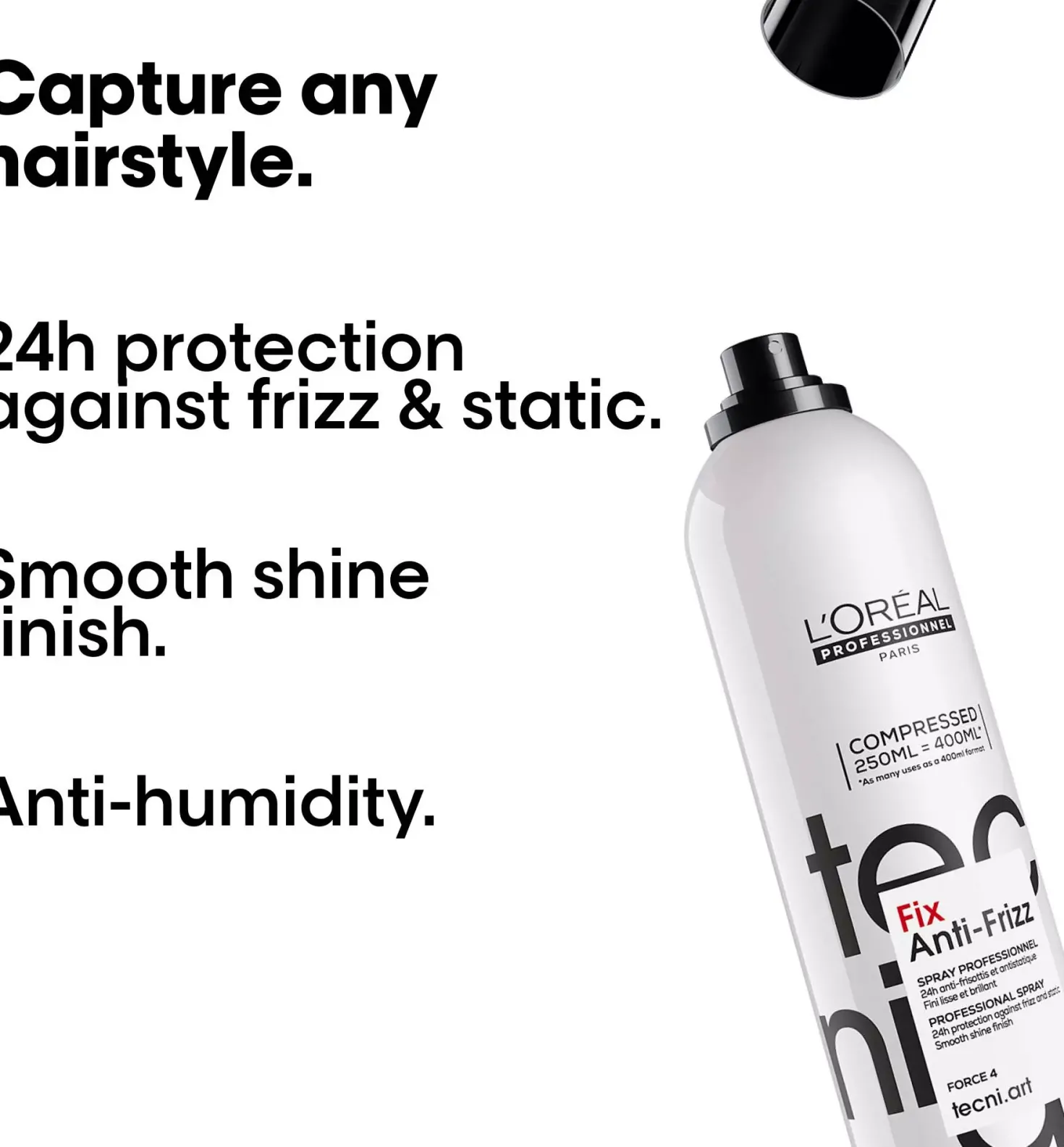 L'Oréal ProfessionnelTecni.Art Fix Anti-Frizz Fixing Spray 250 ml