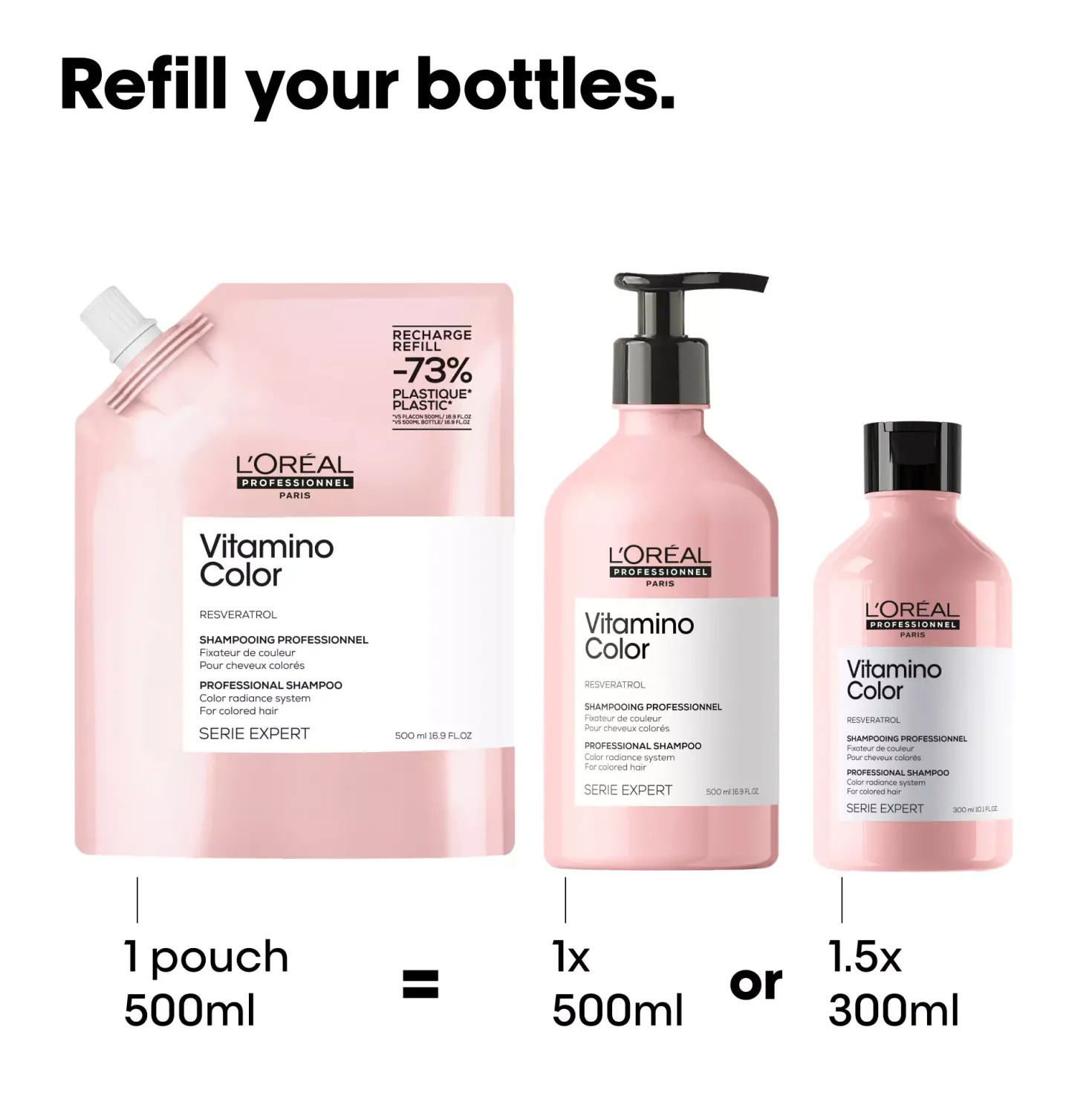L'Oréal ProfessionnelVitamino Color Vitamino Shampoo Refill 500 ml