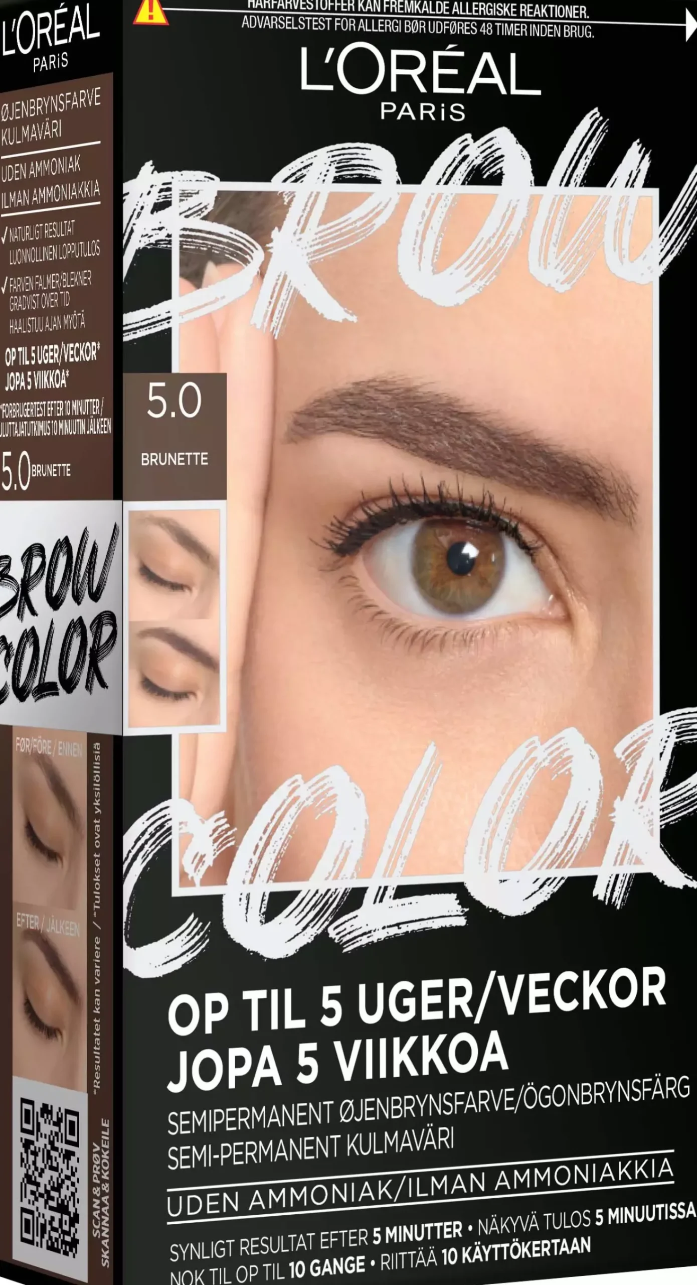 Loreal Paris Brow Color Semi-Permanent Eyebrow Color 3.0 Dark Brunette