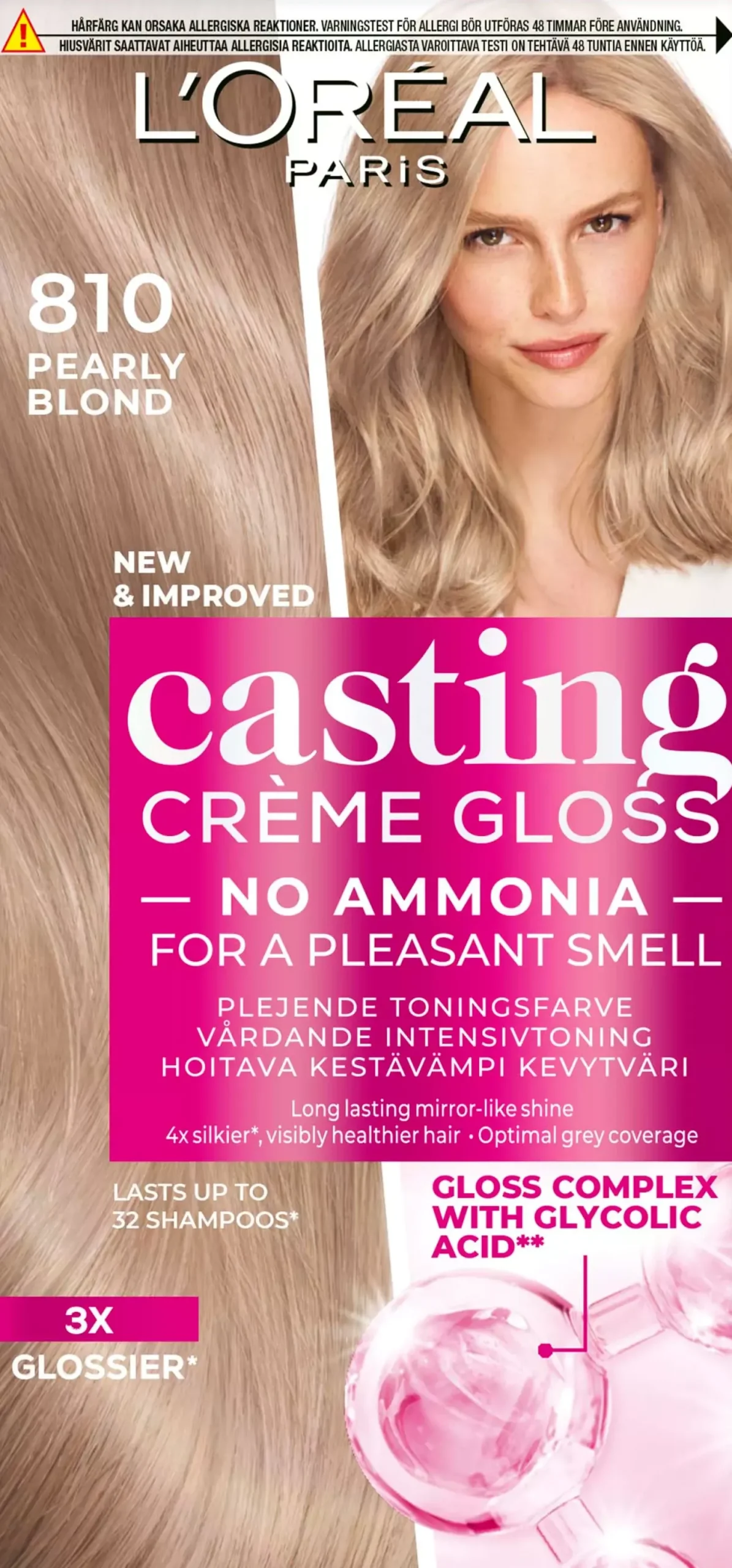 Loreal Paris Casting Crème Gloss Semi-permanent Coloration 734 Amber Honey