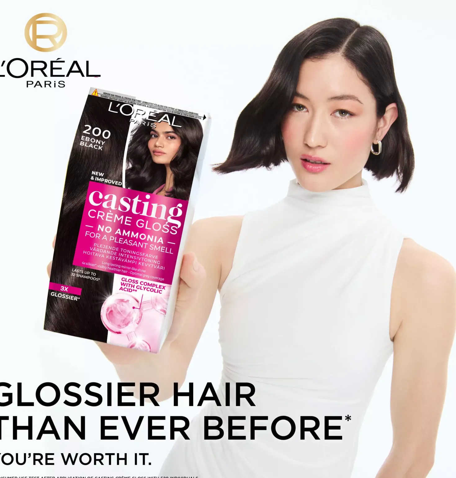 Loreal Paris Casting Crème Gloss Semi-permanent Coloration 100 Black Licorice