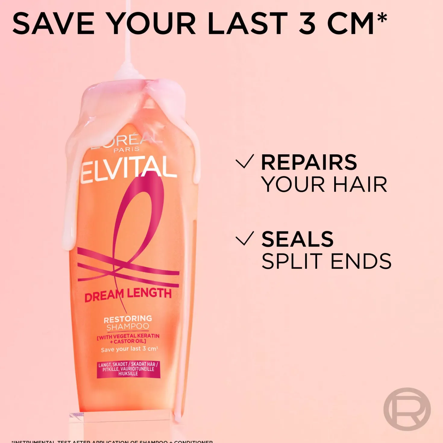 Loreal ParisElvital Dream Length Shampoo 1000 ml