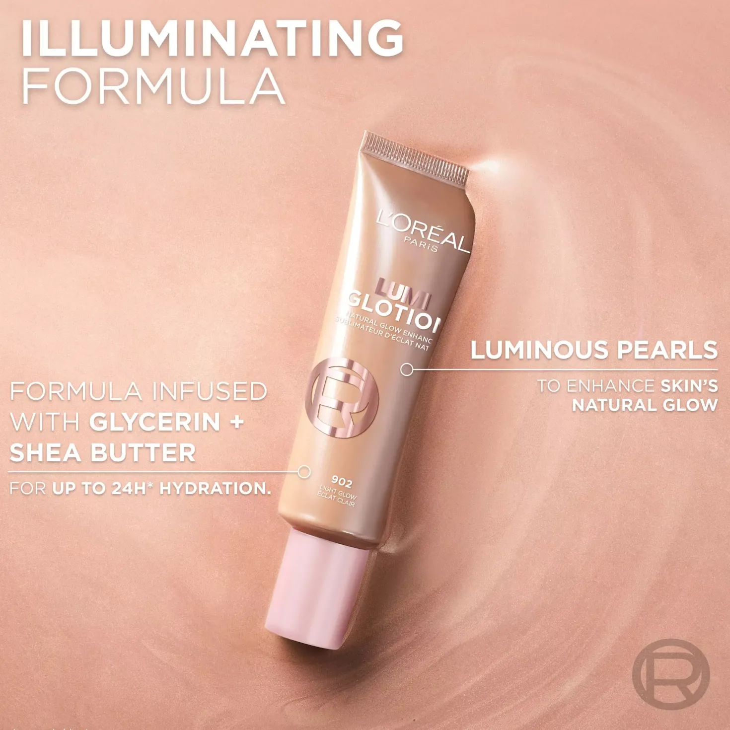 Loreal Paris Lumi Le Glass Highlighter Stick 620 Glassy Pink Ballet