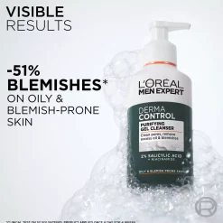 Loreal ParisMen Expert Derma Control Purifying Gel Cleanser 260 ml