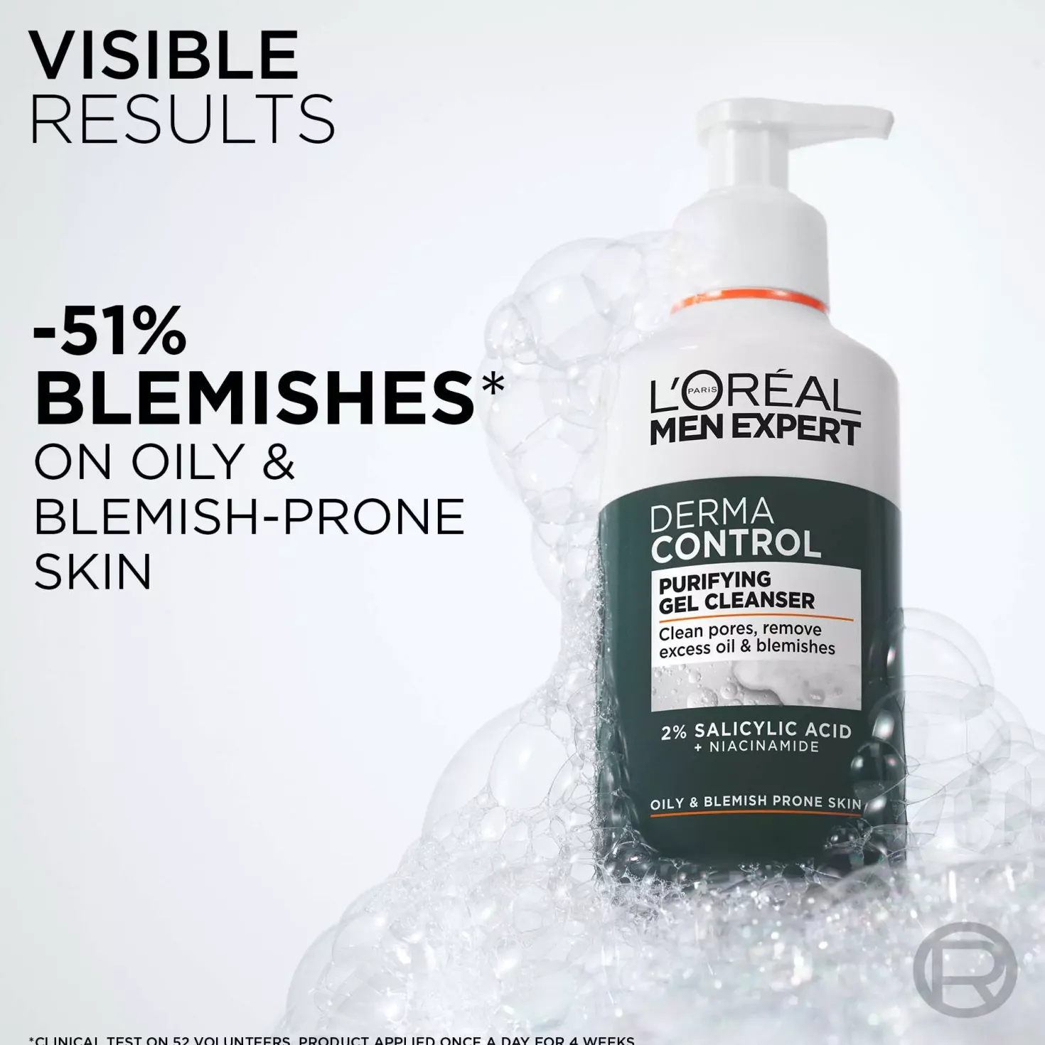 Loreal ParisMen Expert Derma Control Purifying Gel Cleanser 260 ml