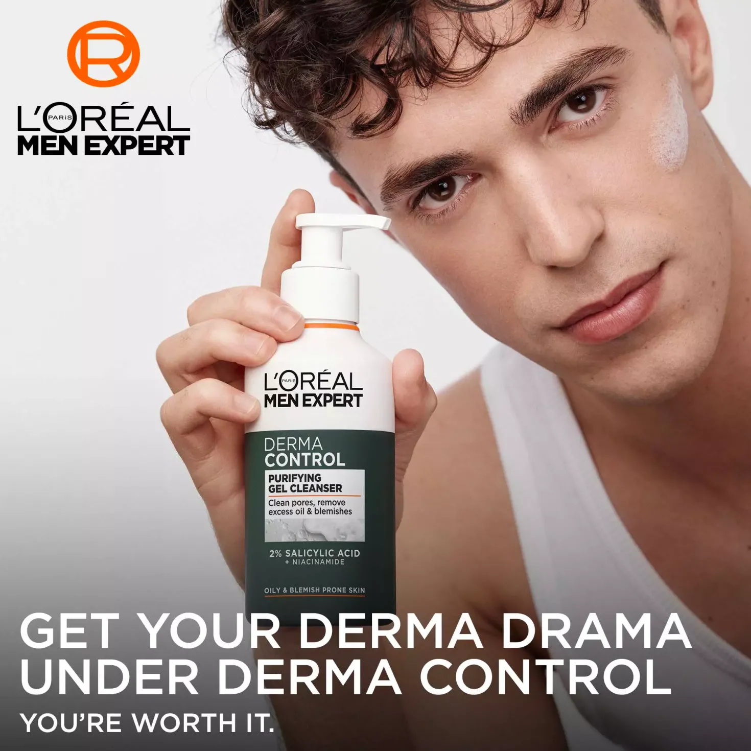 Loreal ParisMen Expert Derma Control Purifying Gel Cleanser 260 ml