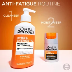 Loreal ParisMen Expert Hydra Energetic Vitamin C Gel Cleanser 260 ml