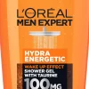 Loreal ParisMen Expert Hydra Energetic Shower Gel 1000 ml & 24H Anti-Tiredness Moisturiser 100 ml