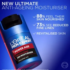 Loreal ParisMen Expert Power Age Revitalising 24H Moisturiser 50 ml