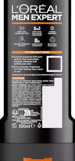 Loreal ParisMen Expert Total Clean Shower Gel 300 ml