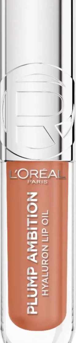 Loreal Paris Plump Ambition Hyaluron Lip Oil 650 Nude Macaron