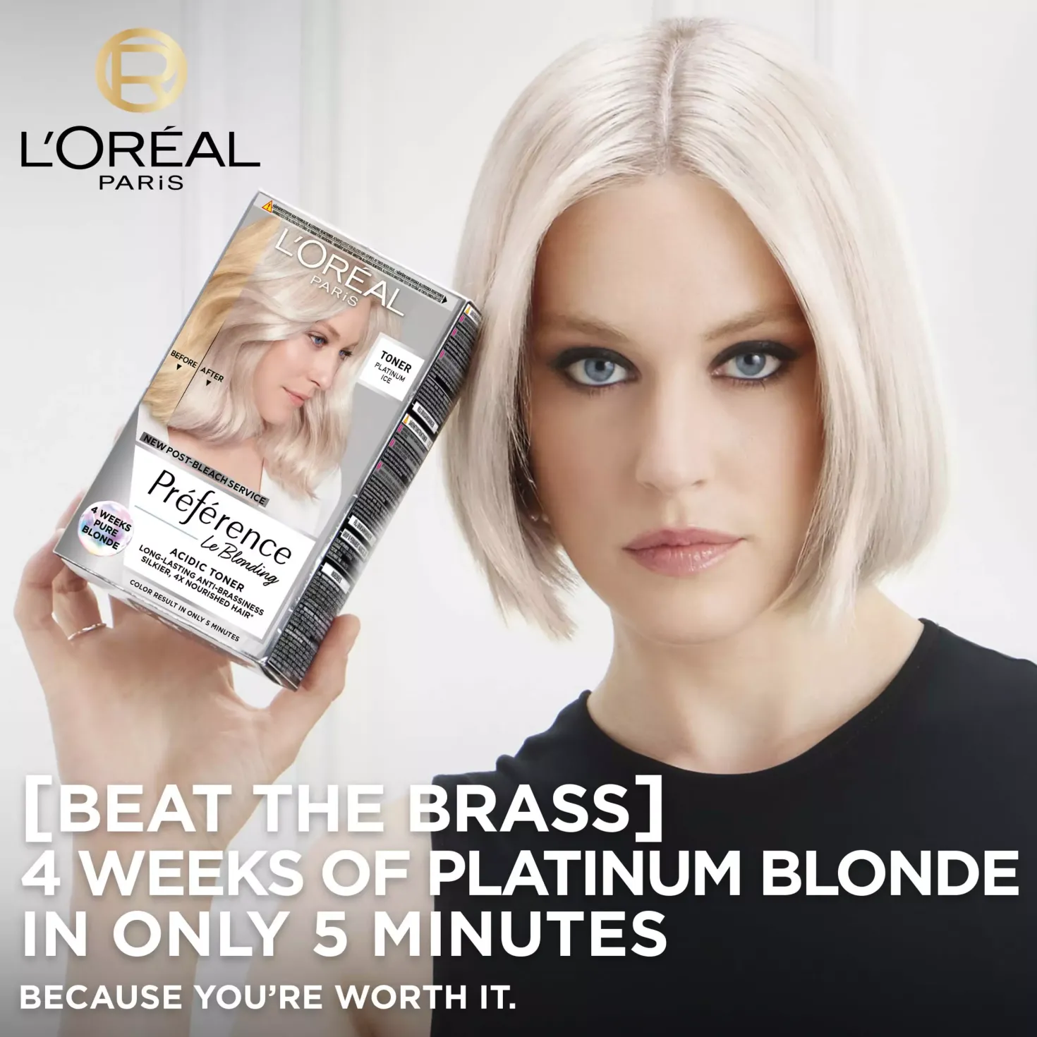 Loreal ParisPréférence Le Blonding Acidic Hair Toner 02 Pearly Boost