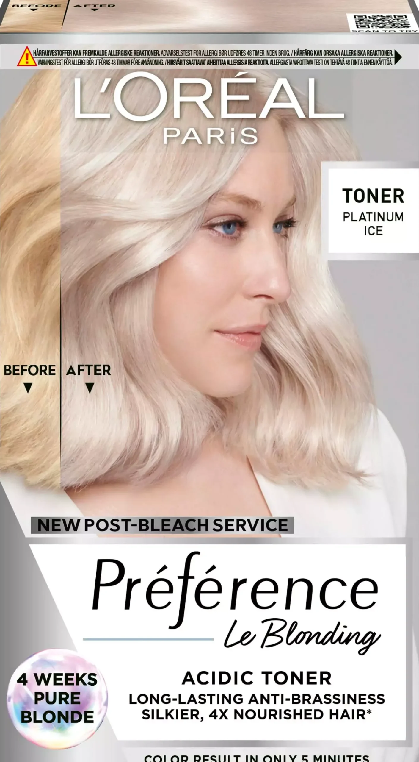 Loreal ParisPréférence Le Blonding Acidic Hair Toner 02 Pearly Boost