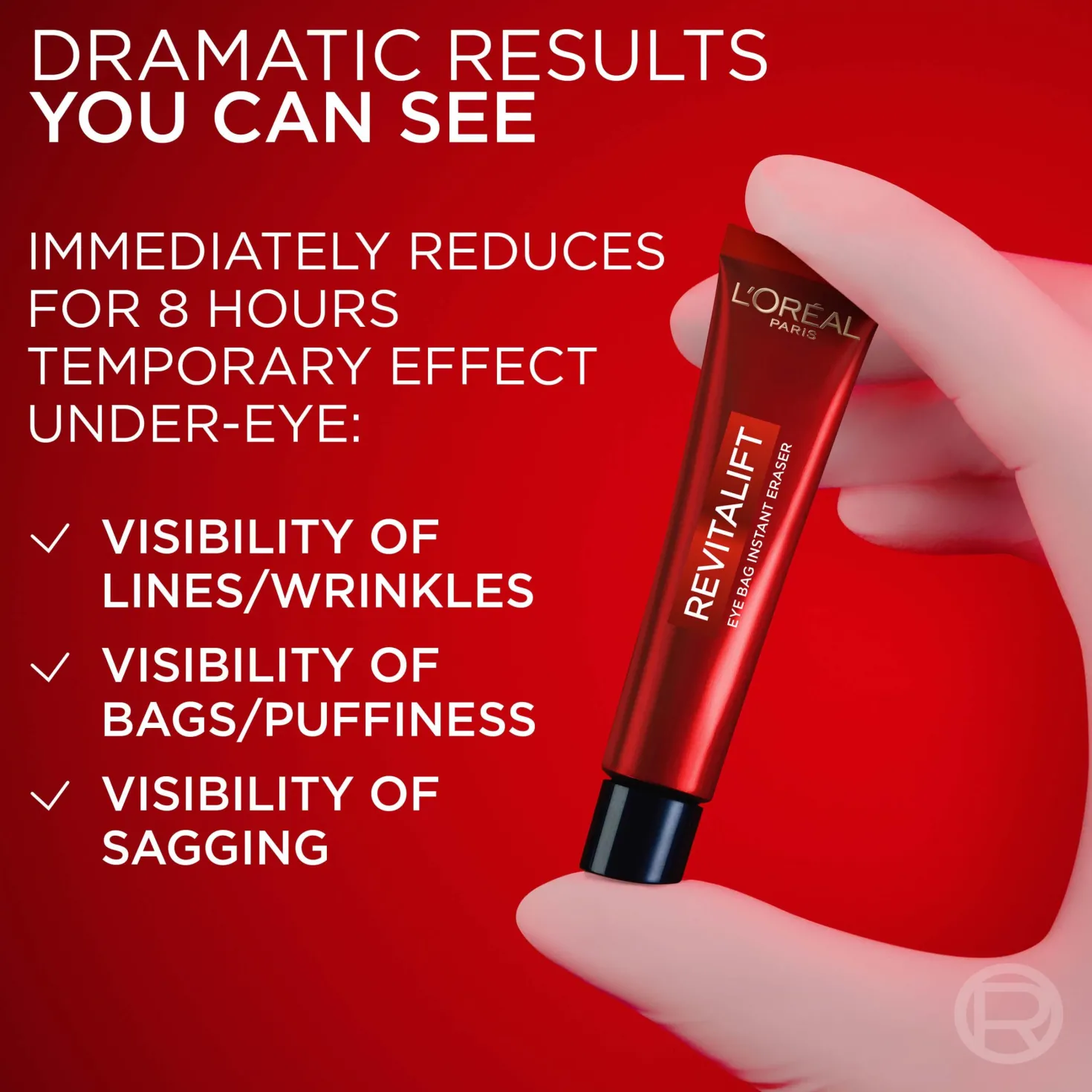 Loreal ParisRevitalift Laser Tri-Peptides Serum 30 ml, Laser Day Cream 50 ml & Laser Eye Bag Instant Eraser 15 ml