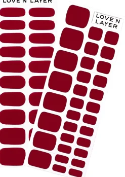 Love'n Layer Hand & Toe ​Burgundy Red​