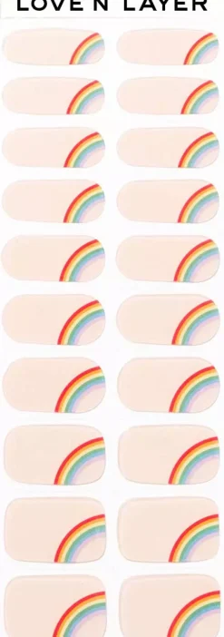 Love'n Layer Proud Rainbow Semi Transparent Multi Color