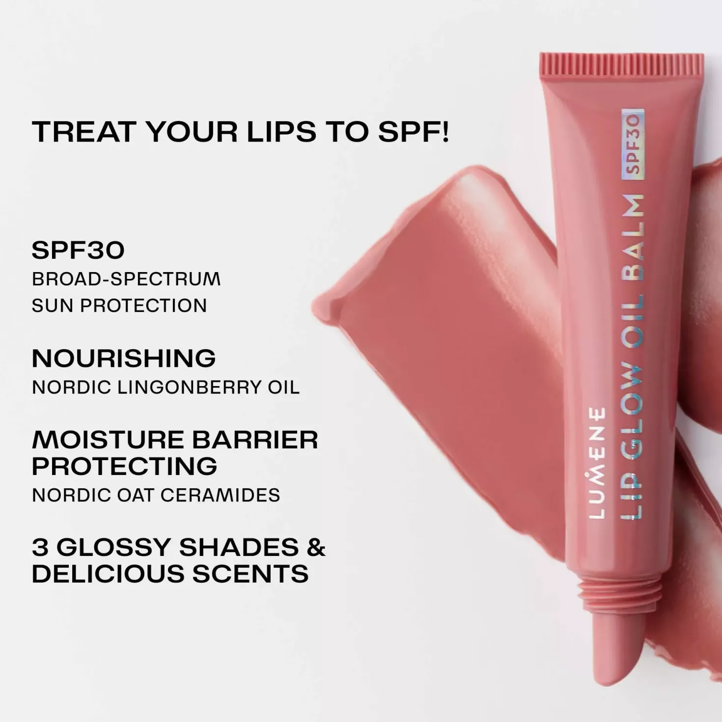 Lumene Lip Glow Oil Balm 5 Raspberry