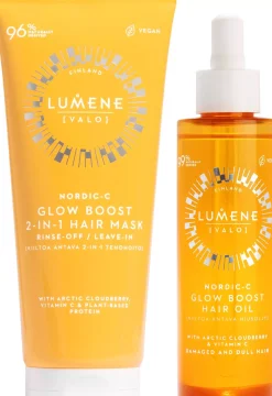 LumeneNordic-C Glow Boost Bundle Hair Oil 75 ml & Hair Mask 200 ml