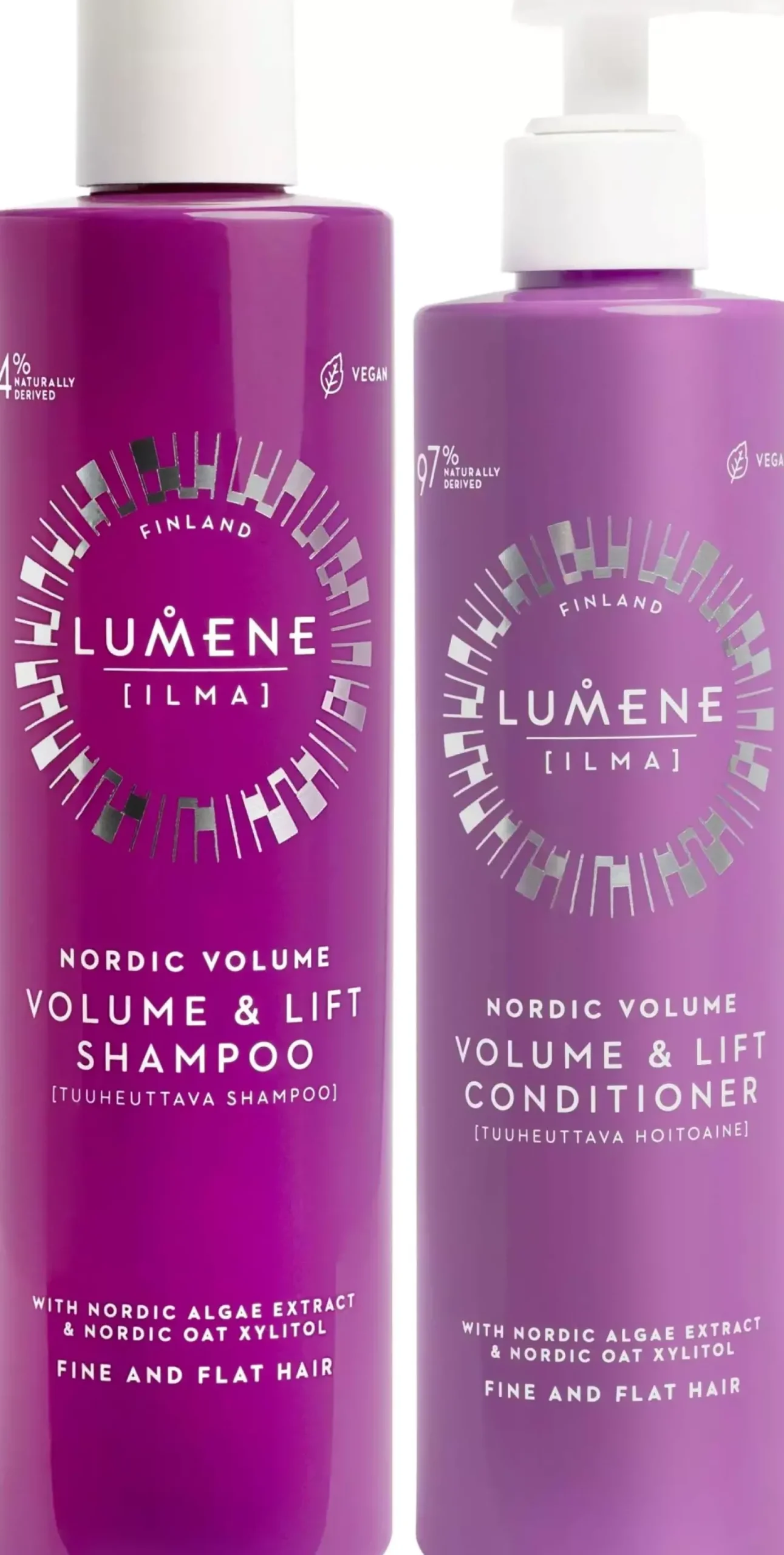 LumeneNordic Volume Volume & Lift Bundle Shampoo 300 ml & Conditioner 290 ml