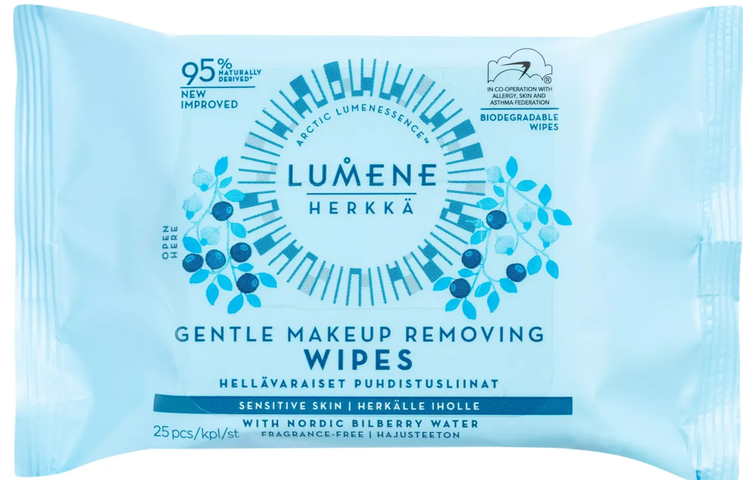 LumeneSoothing Gentle Makeup Removing Wipes 25 pcs