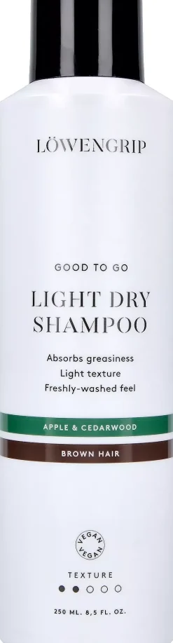 LöwengripApple & Cedarwood Good To Go Light Dry Shampoo for Brown Hair 250 ml