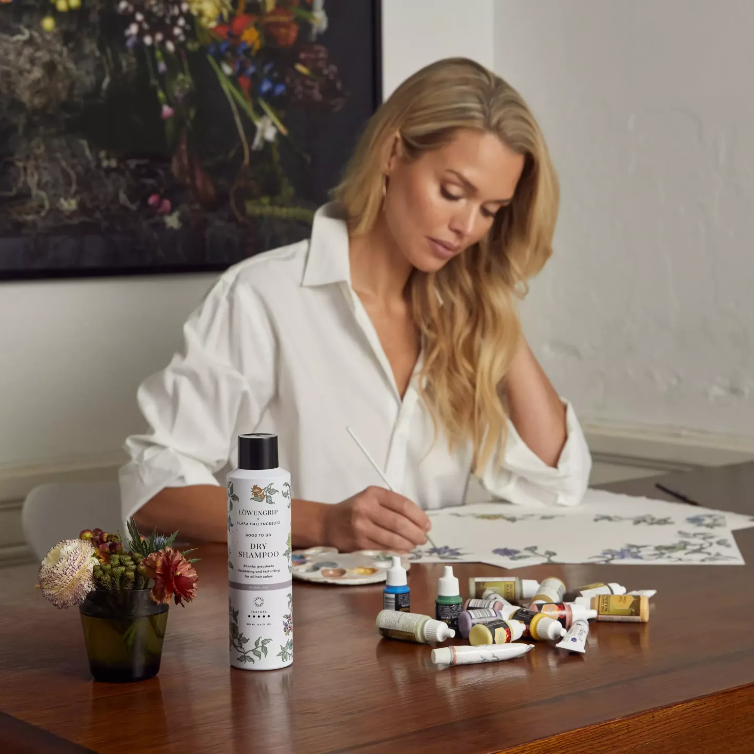 Löwengrip Good To Go (Floral Art X Clara Hallencreutz) Dry Shampoo 250 ml