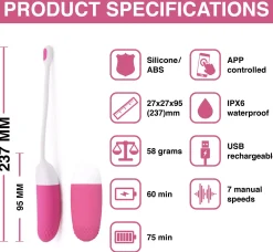 Magic Motion App Controlled Vibrating Egg - Vini