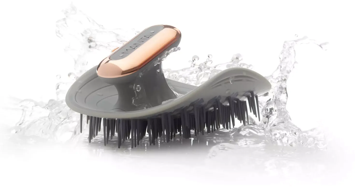 Manta Pulse Brush in Grey