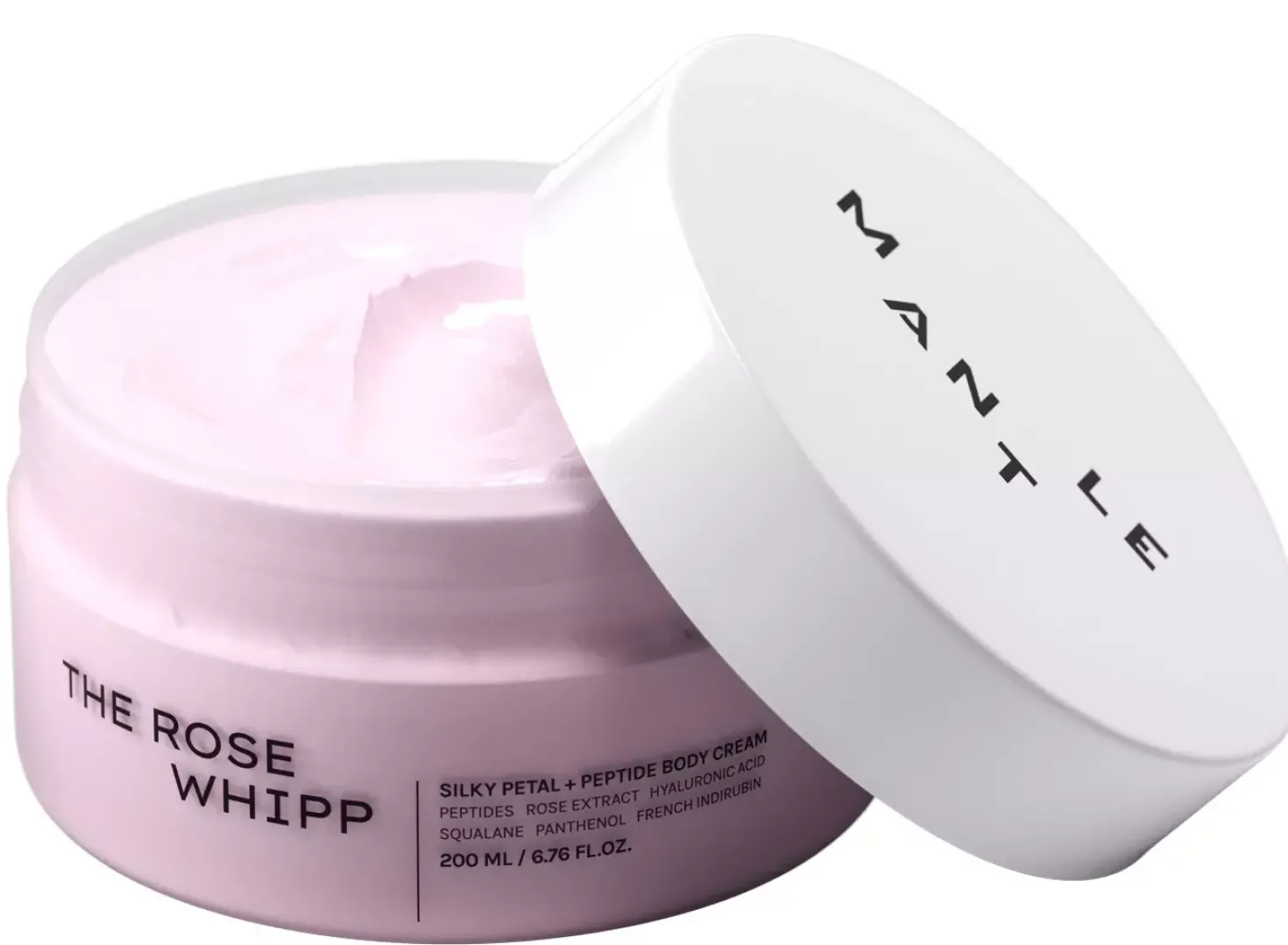 MANTLE The Rose Whipp - Silky petal + peptide body cream 200 ml