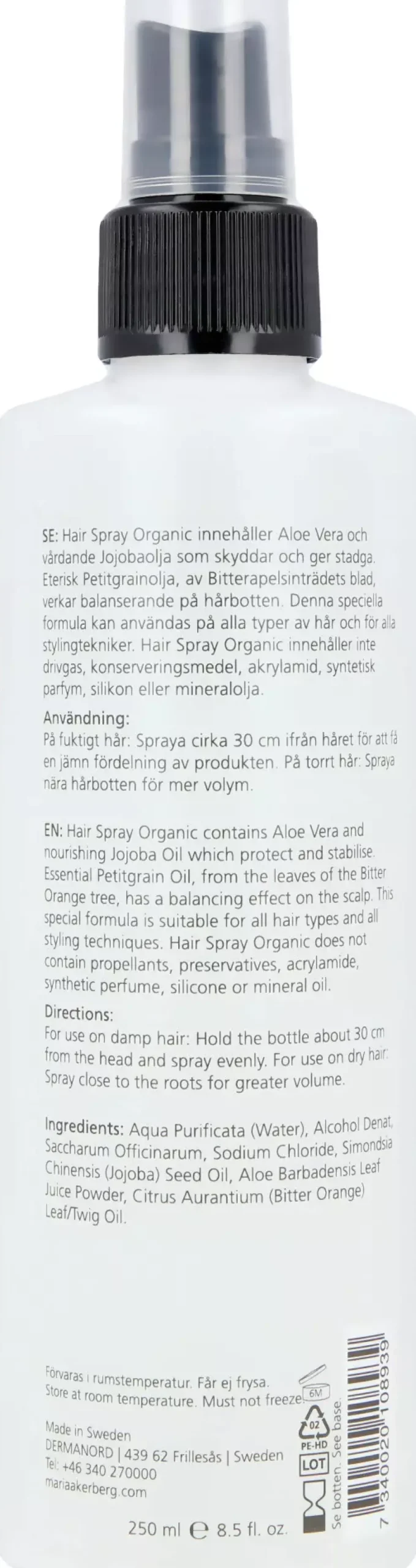 Maria Åkerberg Hair Spray Organic 30 ml