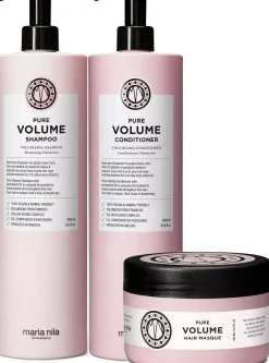 maria nilaPure Volume Bundle Shampoo 1000 ml & Conditioner 1000 ml & Masque 250 ml