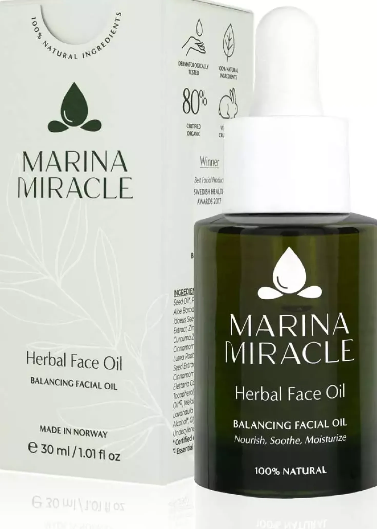 Marina Miracle Herbal Face Oil 28 ml