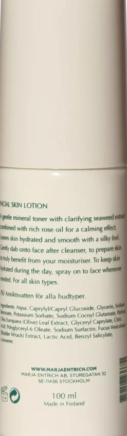 Marja Entrich Facial Skin Lotion 100 ml
