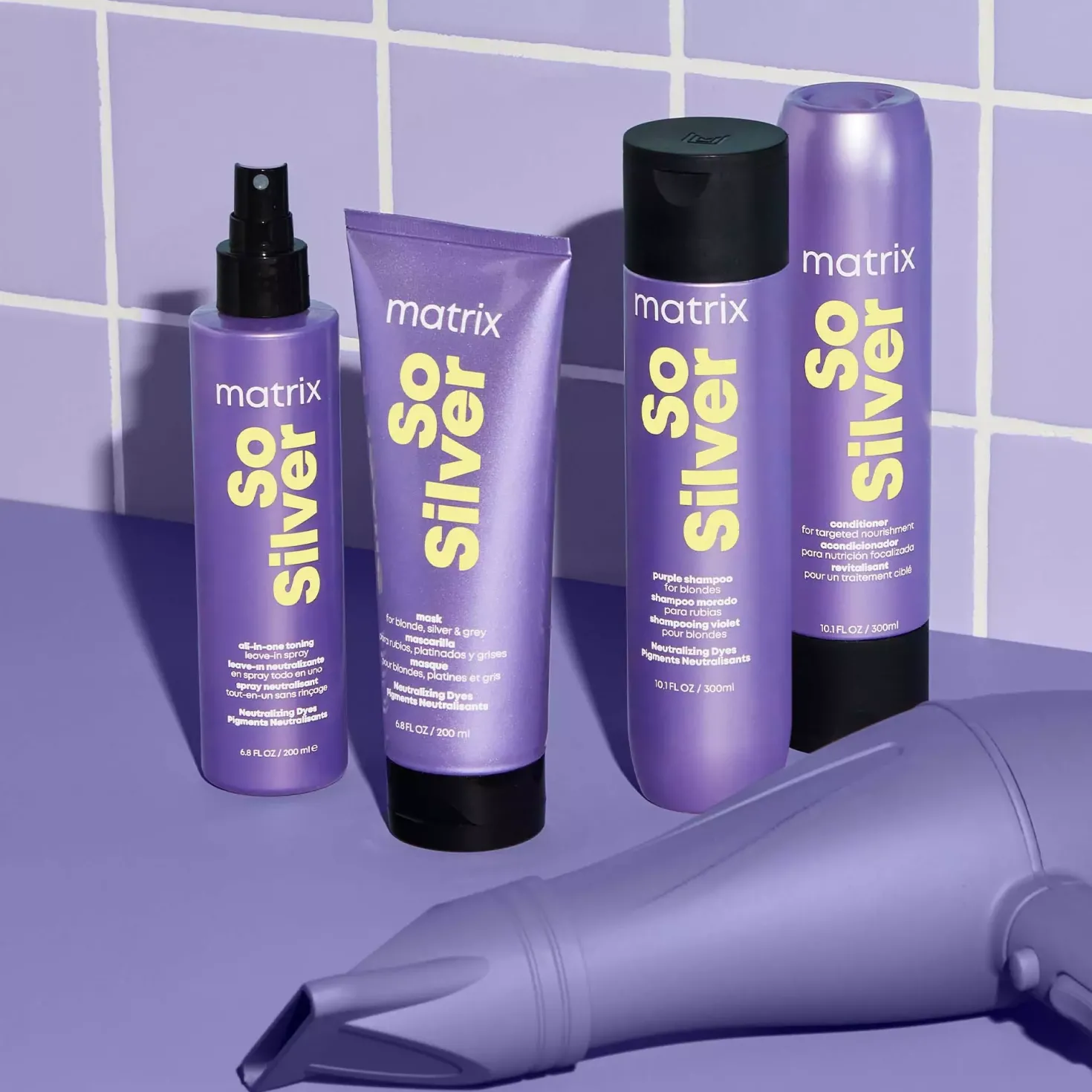 MatrixSo Silver Total Results Purple Shampoo 300 ml