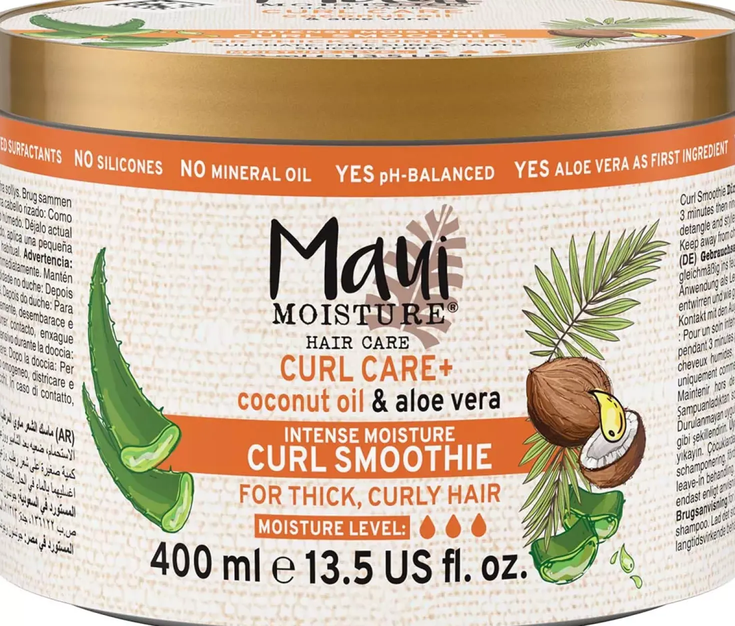 Maui MoistureCoconut Oil Coconut Oil Curl Smoothie Hair Mask 400 ml