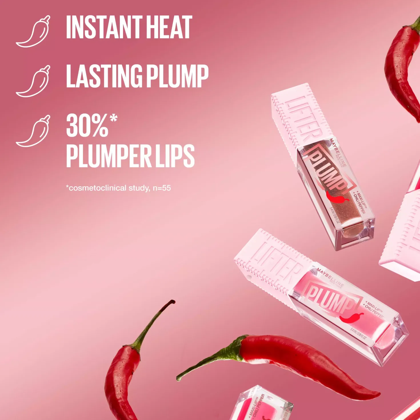 Maybelline New York Lifter Plump 003 Pink Sting