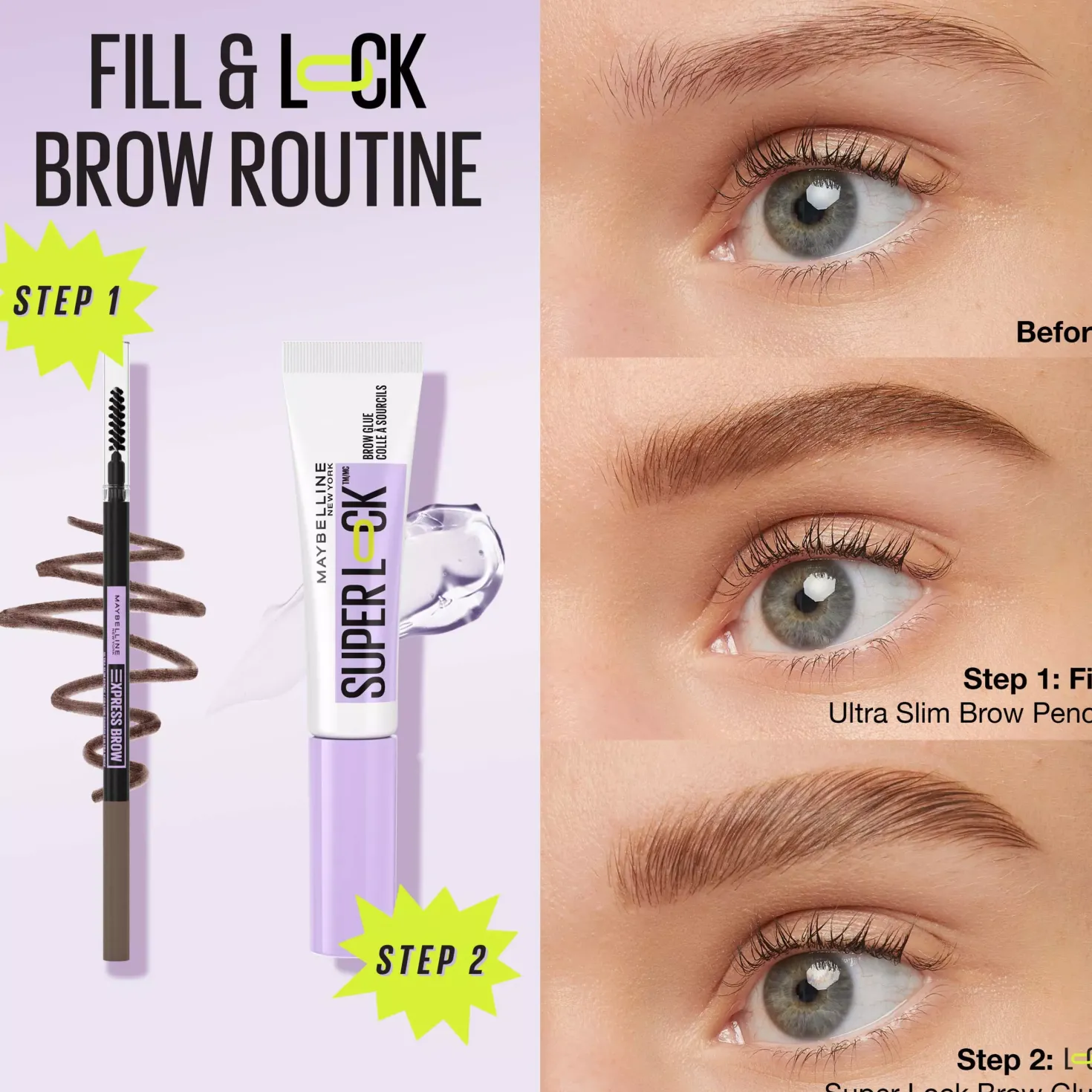 Maybelline New York Superlock Brow Glue 8 g