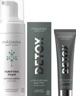 Mádara Bundle Ultra Purifying MUD Mask 60ml & Purifying Foam 150ml
