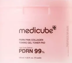 Medicube PDRN Pink Collagen Toning Gel Toner Pads 120 ml
