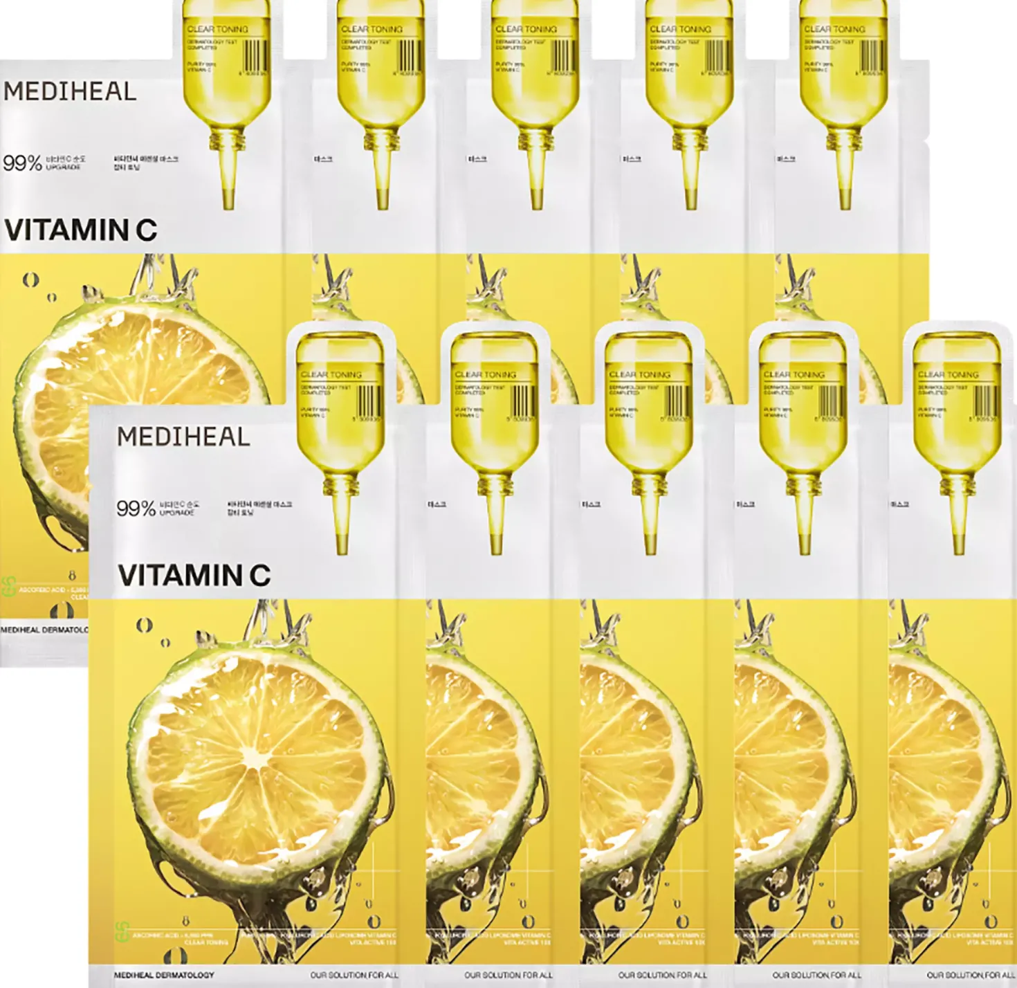 Mediheal Vitamin C Essential Mask Clear Toning 10 stk