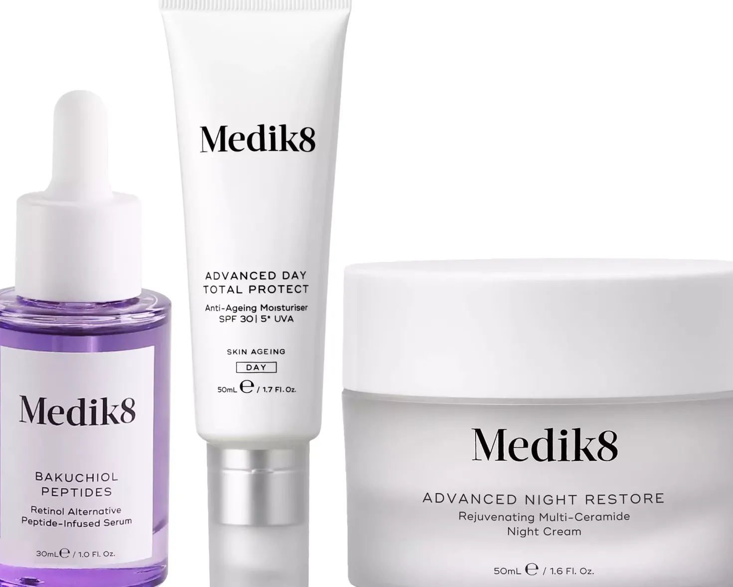 Medik8 Mamma Bundle Peptides 30 ml & Perfect SPF30 50 ml & Night Restore 50 ml