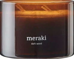 MerakiDark Wood Scented Candle Large