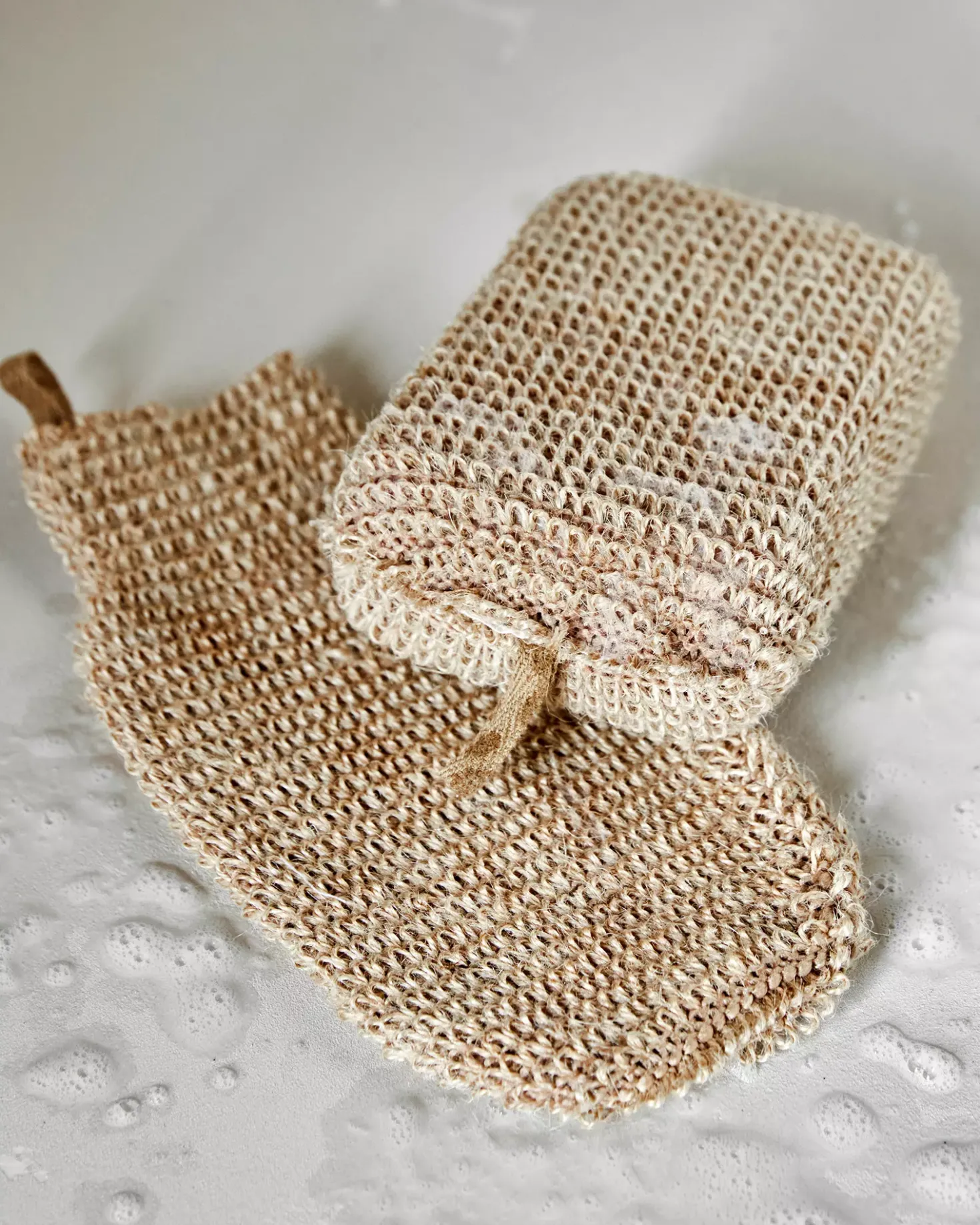 Meraki Sponge And Exfoliating Glove Jute