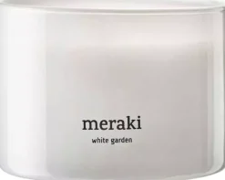 MerakiWhite Garden Scented Candle Small