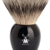 Mühle Barberkost Silvertip Badger Classic Resin Black-L