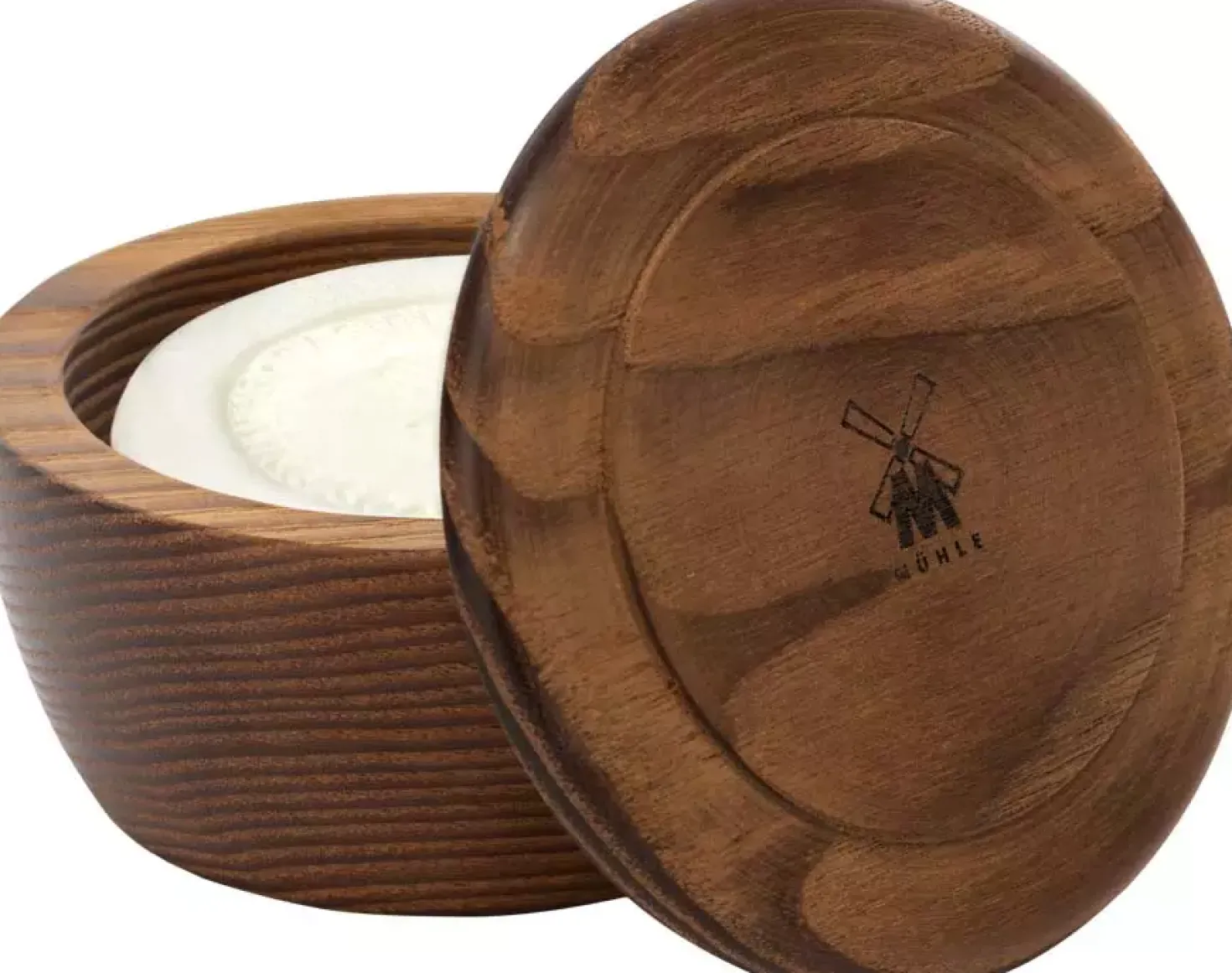 Mühle Grapefruit and Mint Wooden Bowl with Shaving Soap 65 g