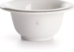 Mühle Porcelain Shaving Bowl Platinum Rim White