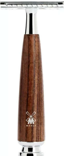 Mühle Rytmo Safety Razor Ash Steamed Closed Comb