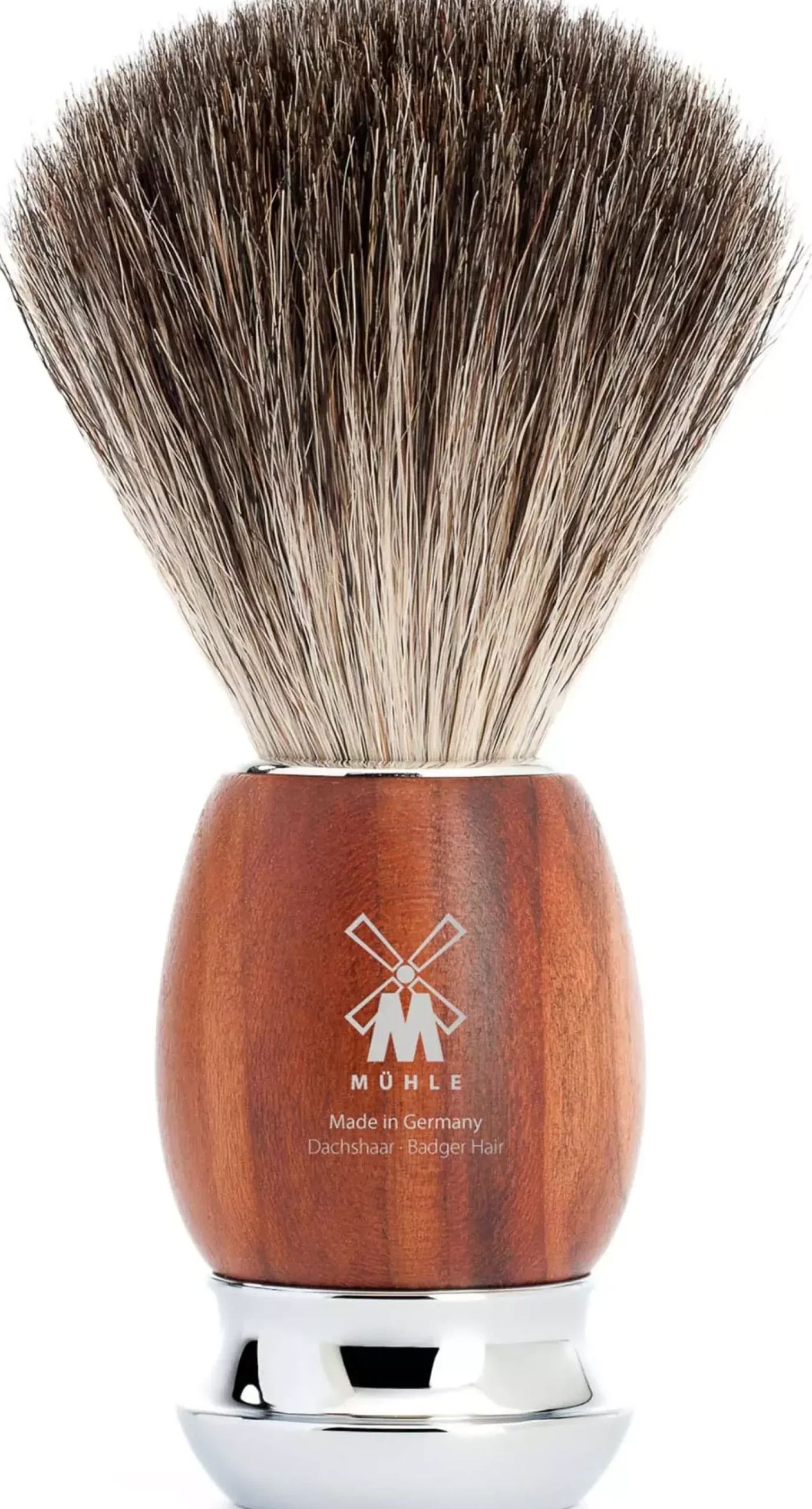 MühleVIVO Shaving Set Plum Wood Black Fibre Safety Razor